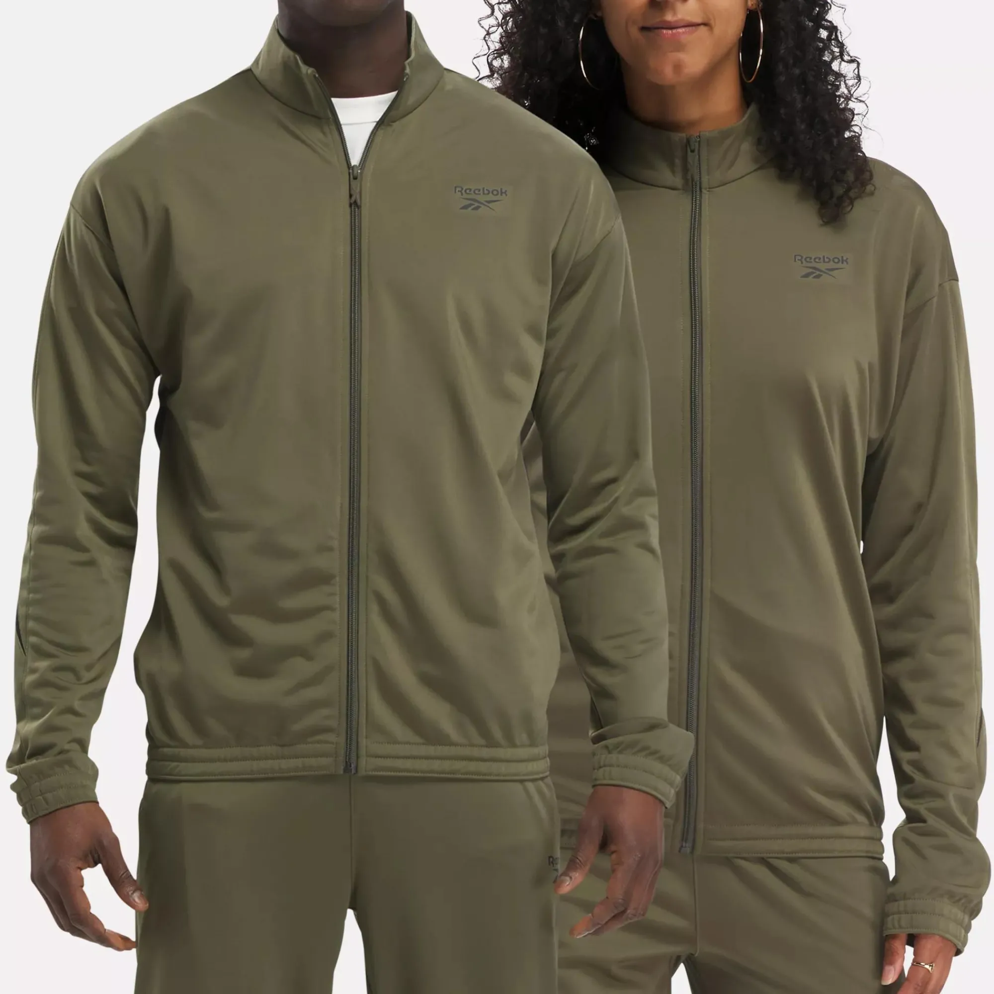 Jackets|Reebok Jackets Identity Vector Knit Track Jacket