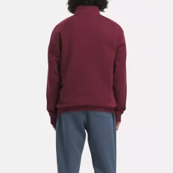 Hoodies & Sweatshirts|Reebok Hoodies & Sweatshirts Identity Vintage Sport Quarter-Zip Sweatshirt