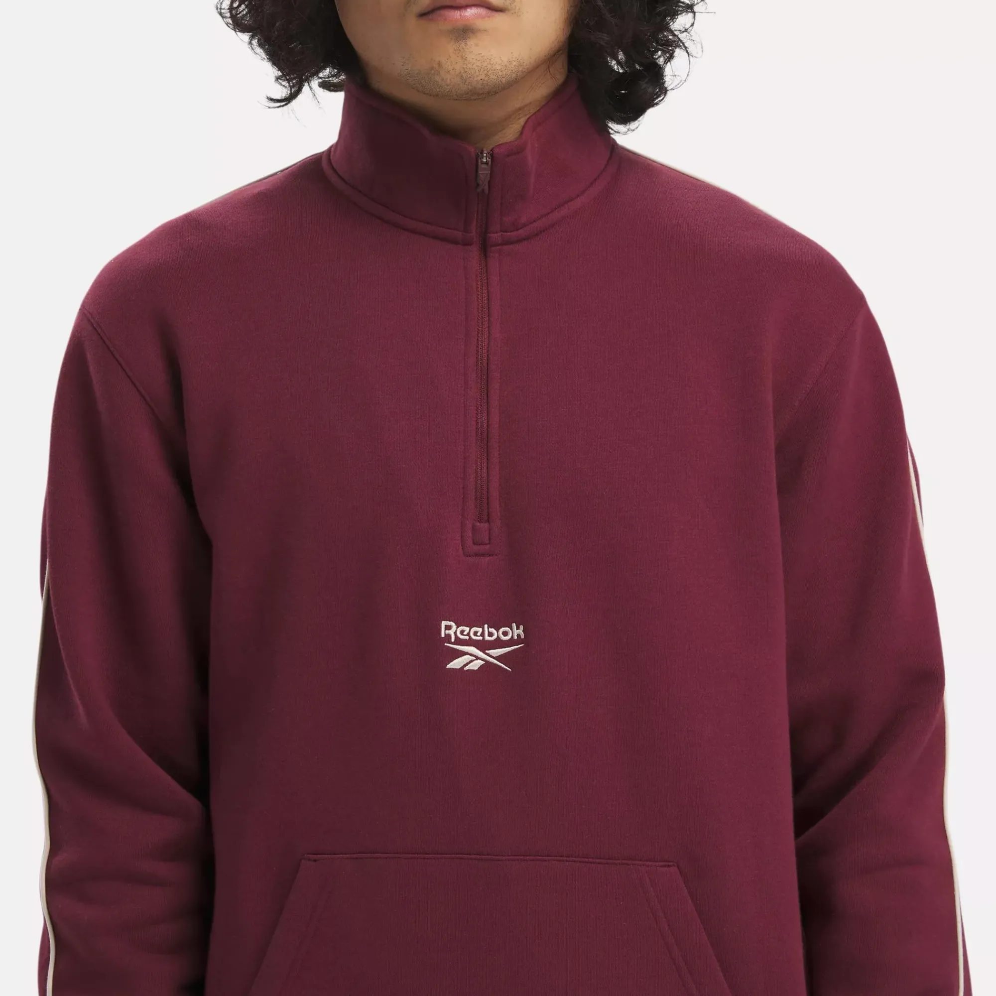 Hoodies & Sweatshirts|Reebok Hoodies & Sweatshirts Identity Vintage Sport Quarter-Zip Sweatshirt