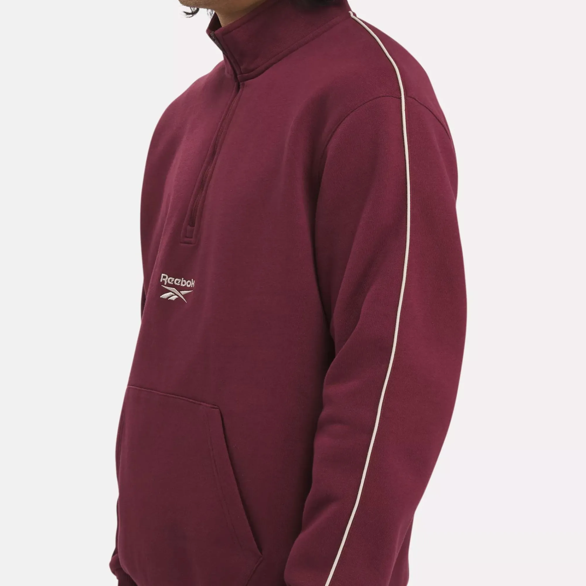 Hoodies & Sweatshirts|Reebok Hoodies & Sweatshirts Identity Vintage Sport Quarter-Zip Sweatshirt