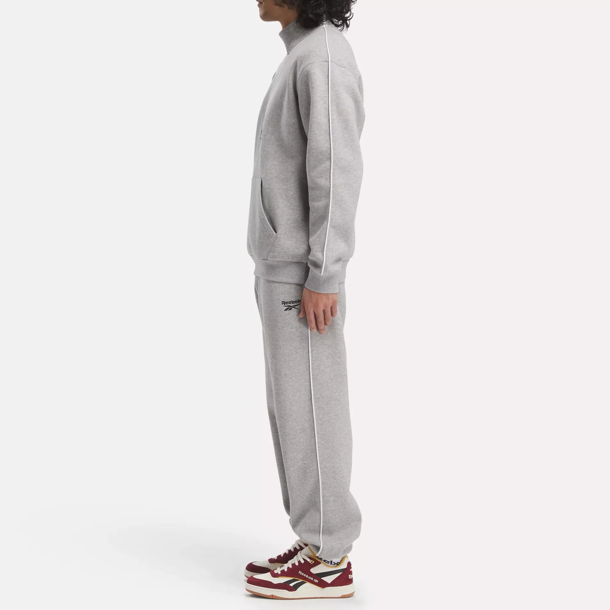 Hoodies & Sweatshirts|Reebok Hoodies & Sweatshirts Identity Vintage Sport Quarter-Zip Sweatshirt