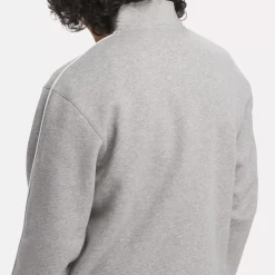 Hoodies & Sweatshirts|Reebok Hoodies & Sweatshirts Identity Vintage Sport Quarter-Zip Sweatshirt