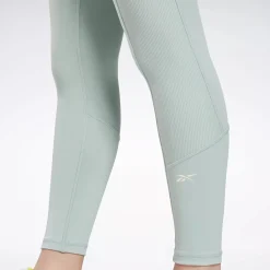 Leggings & Tights|Reebok Leggings & Tights Rib High-Rise Leggings