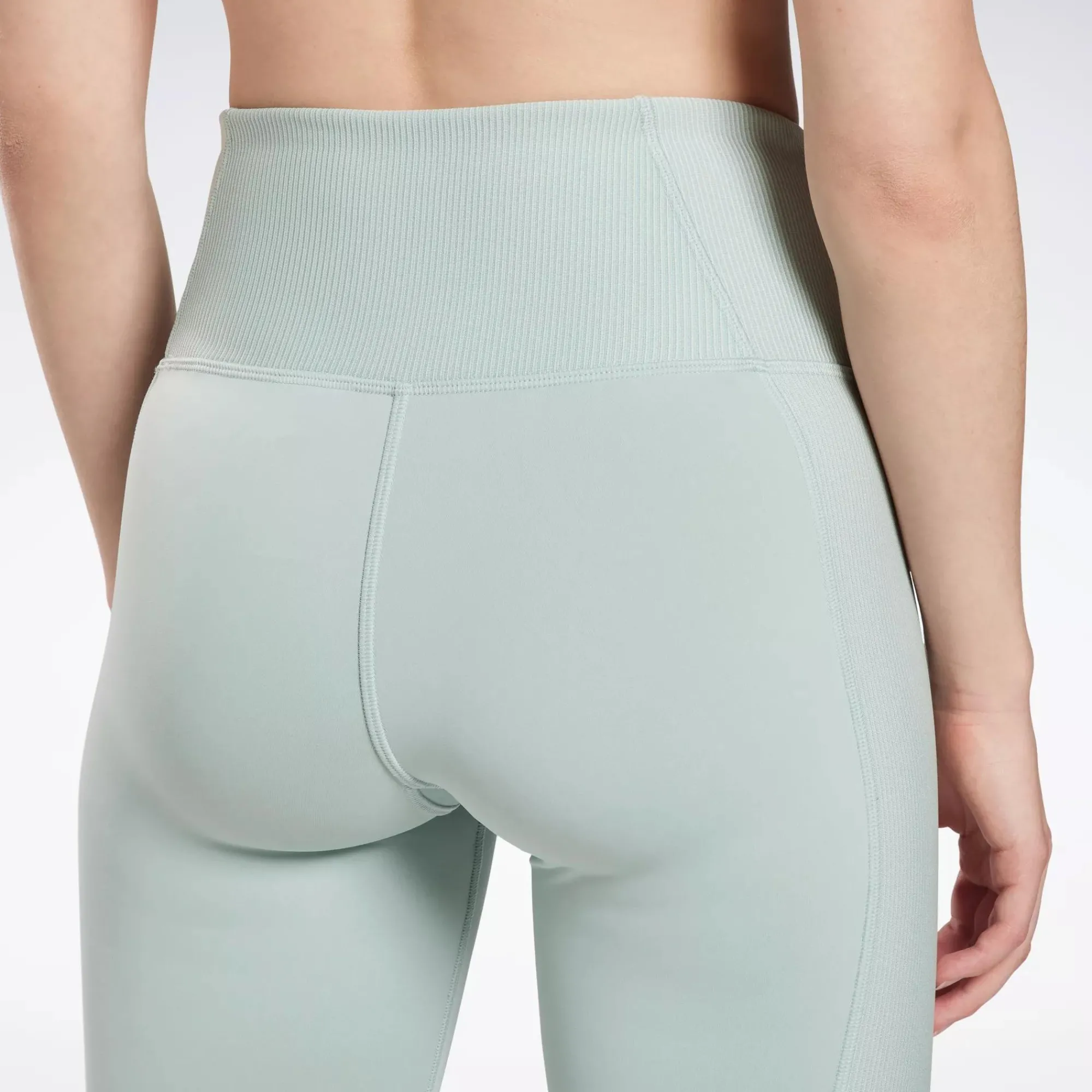 Leggings & Tights|Reebok Leggings & Tights Rib High-Rise Leggings