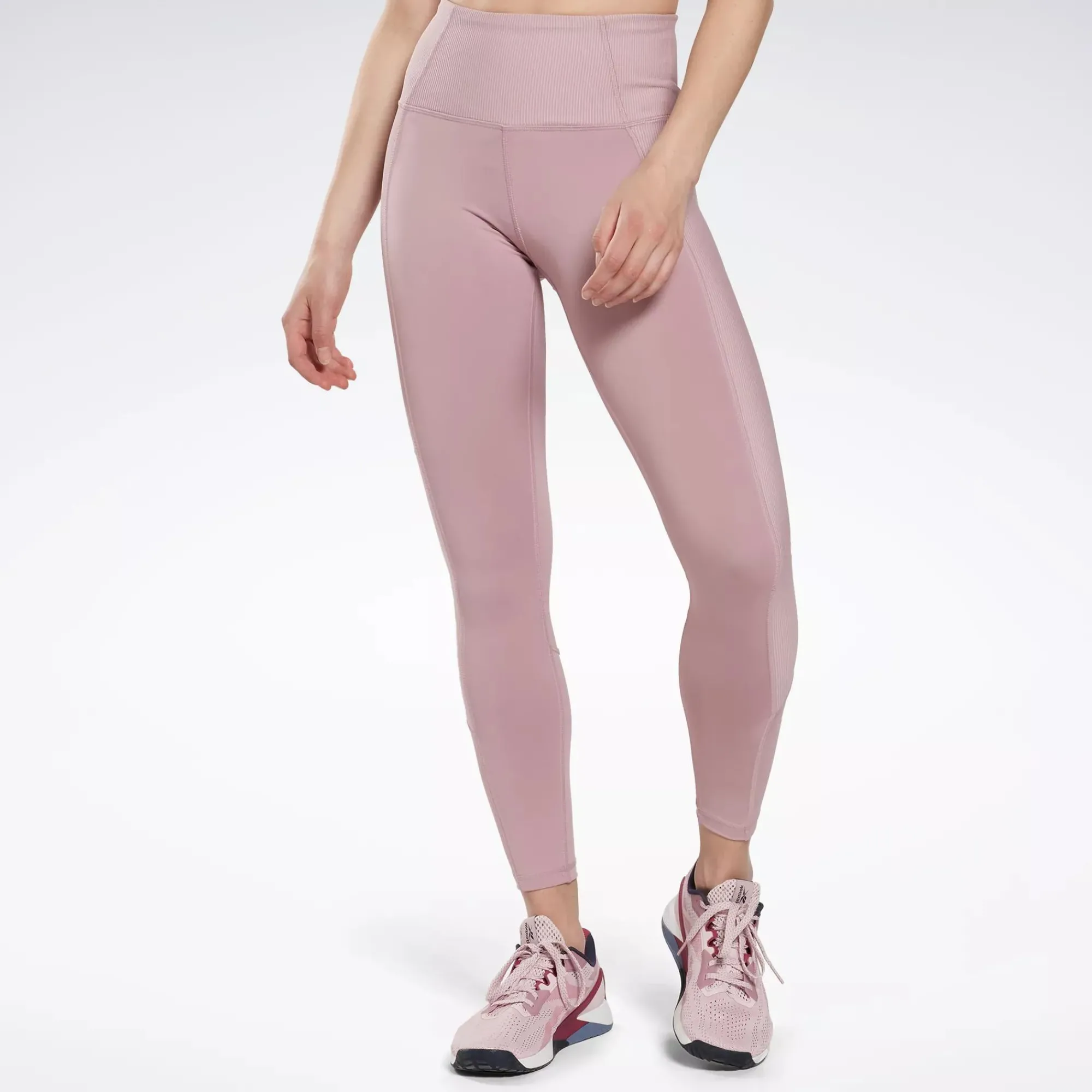 Leggings & Tights|Reebok Leggings & Tights Rib High-Rise Leggings