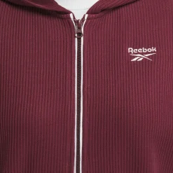 Loungewear|Reebok Loungewear Rie Waffle Full-Zip Hoodie