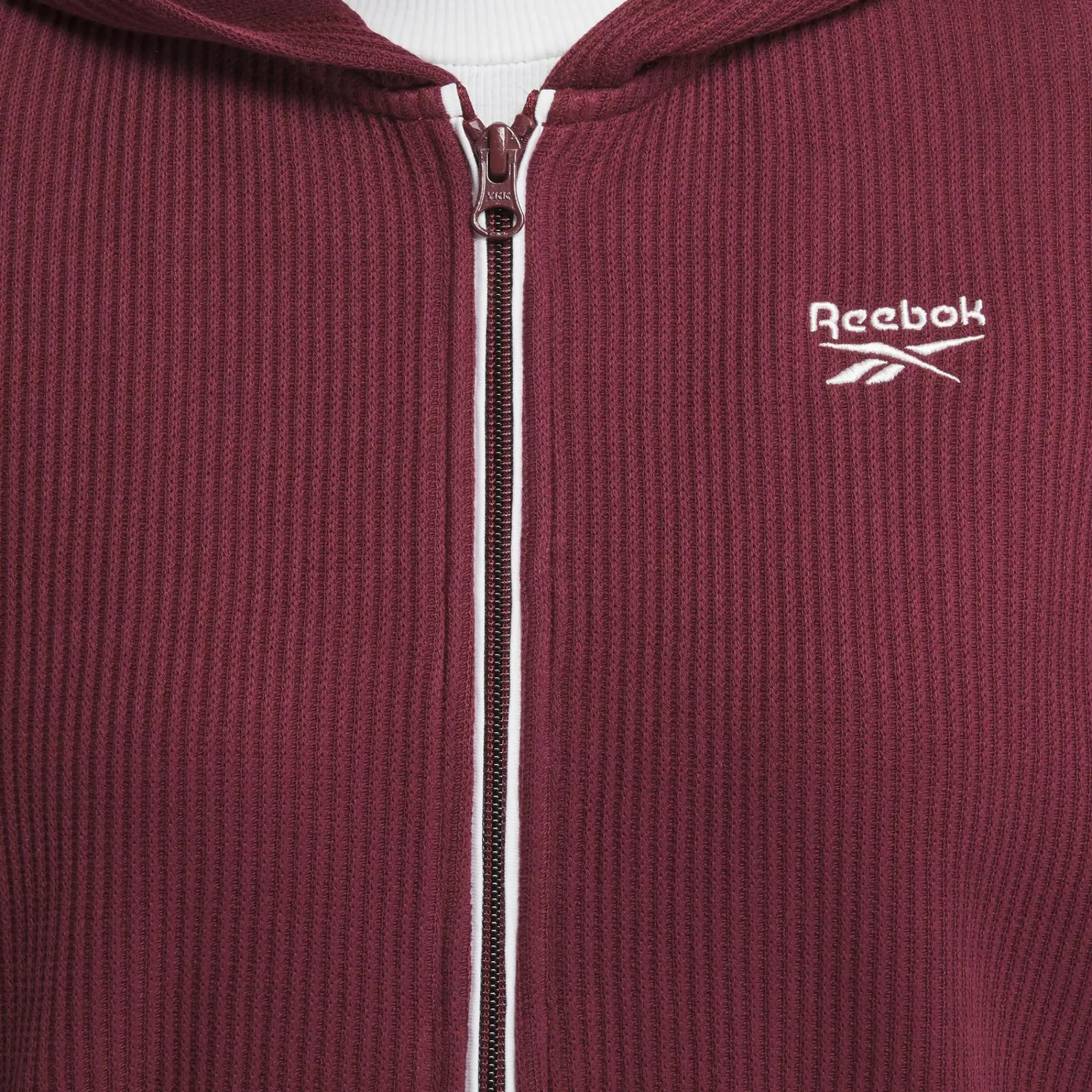 Loungewear|Reebok Loungewear Rie Waffle Full-Zip Hoodie