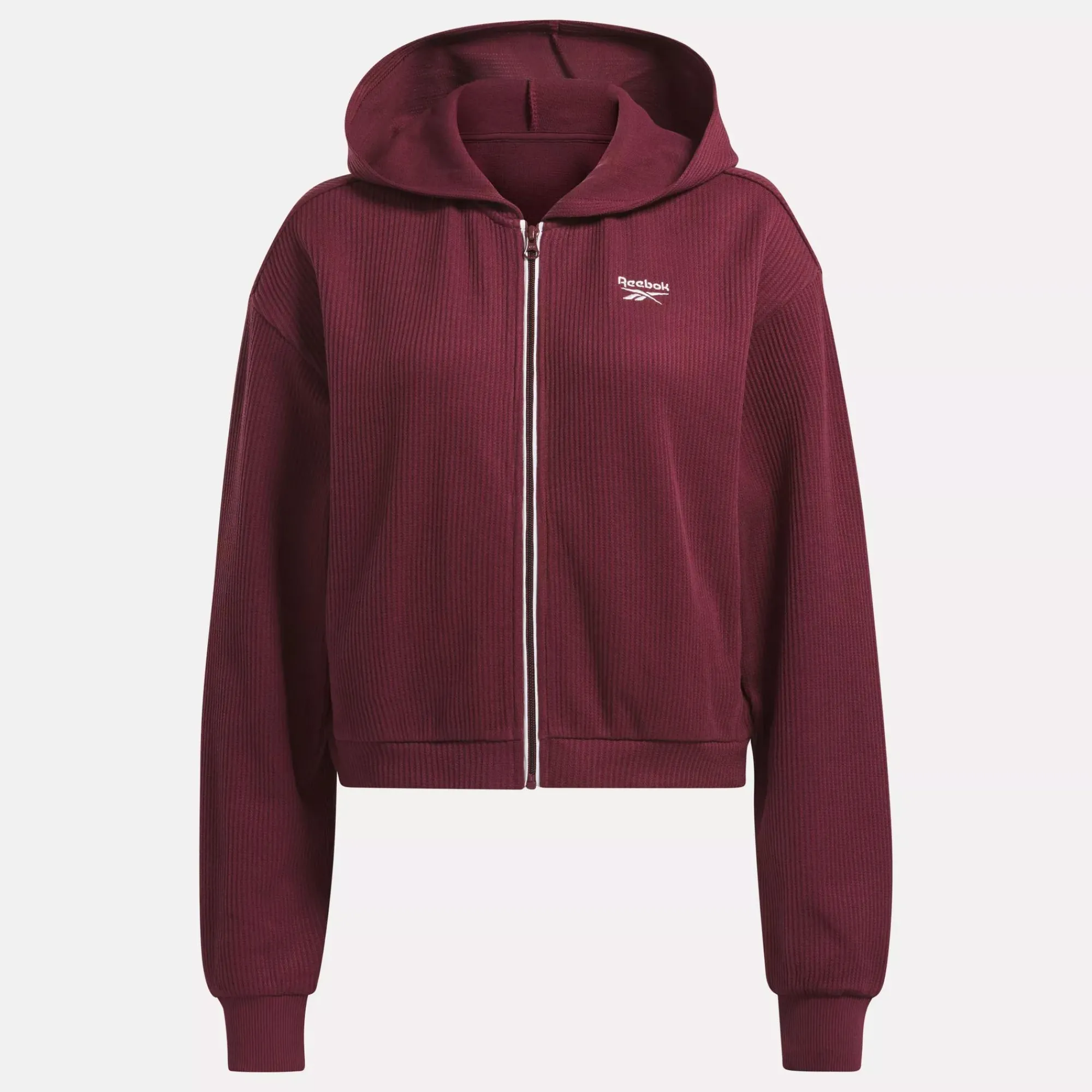 Loungewear|Reebok Loungewear Rie Waffle Full-Zip Hoodie