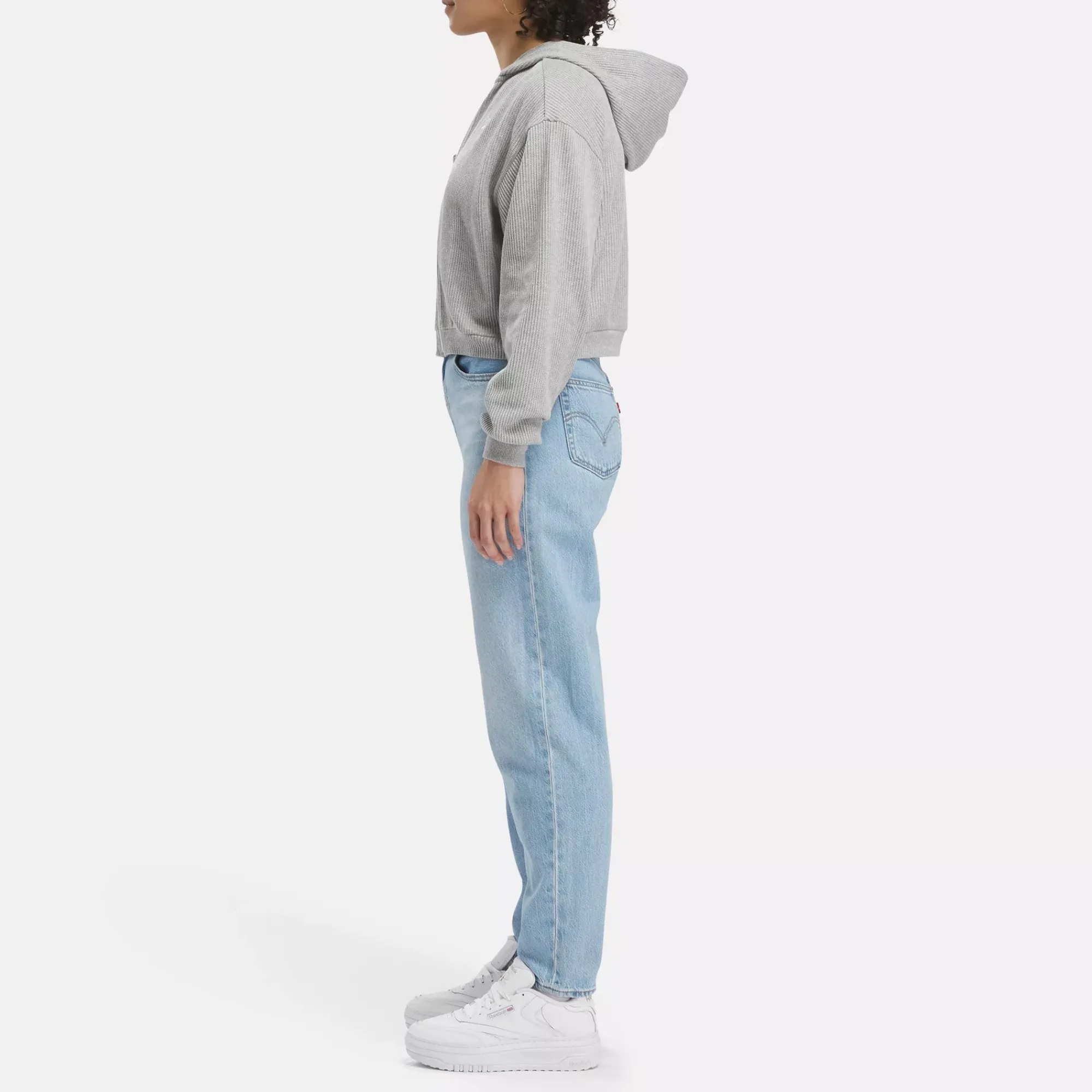 Loungewear|Reebok Loungewear Rie Waffle Full-Zip Hoodie