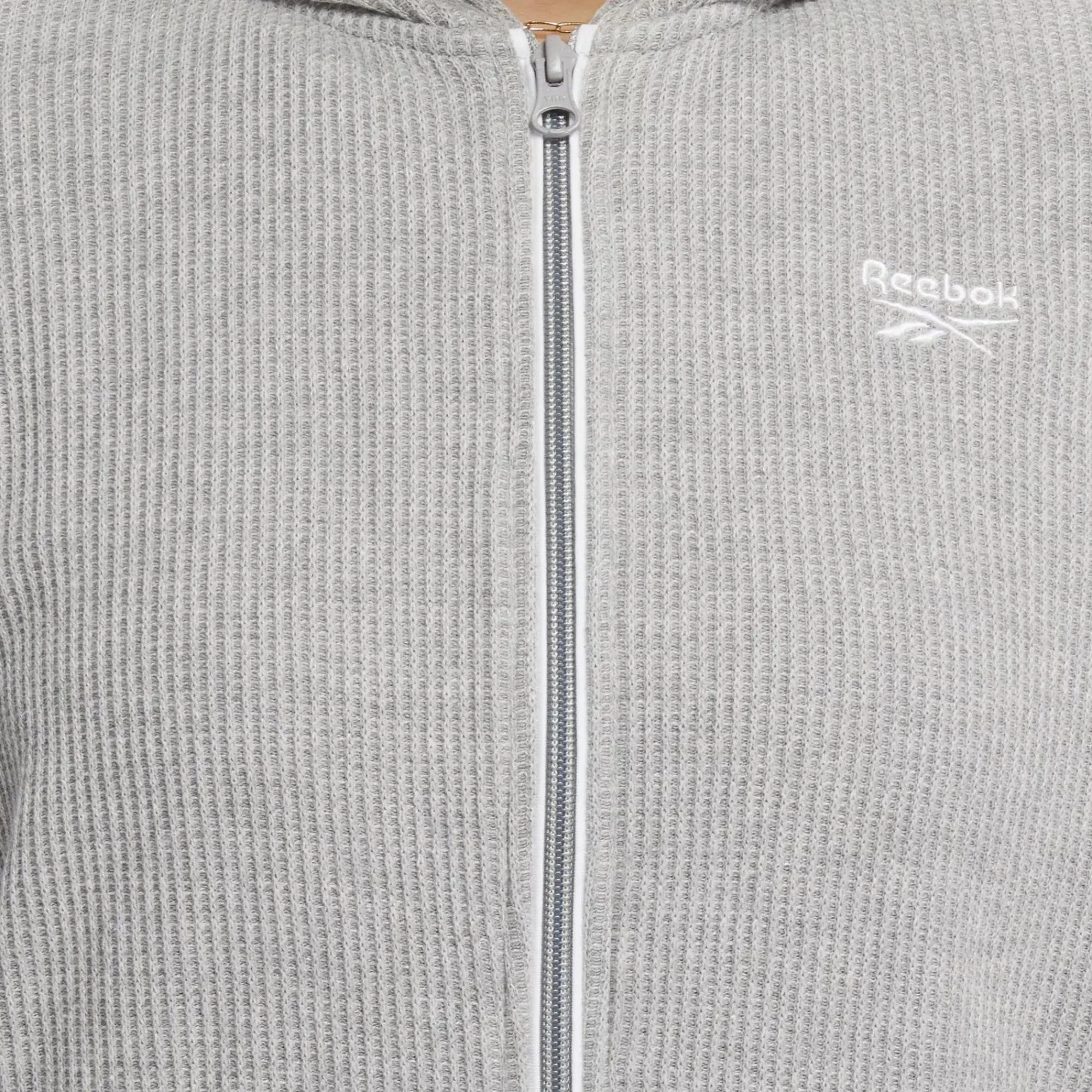 Loungewear|Reebok Loungewear Rie Waffle Full-Zip Hoodie