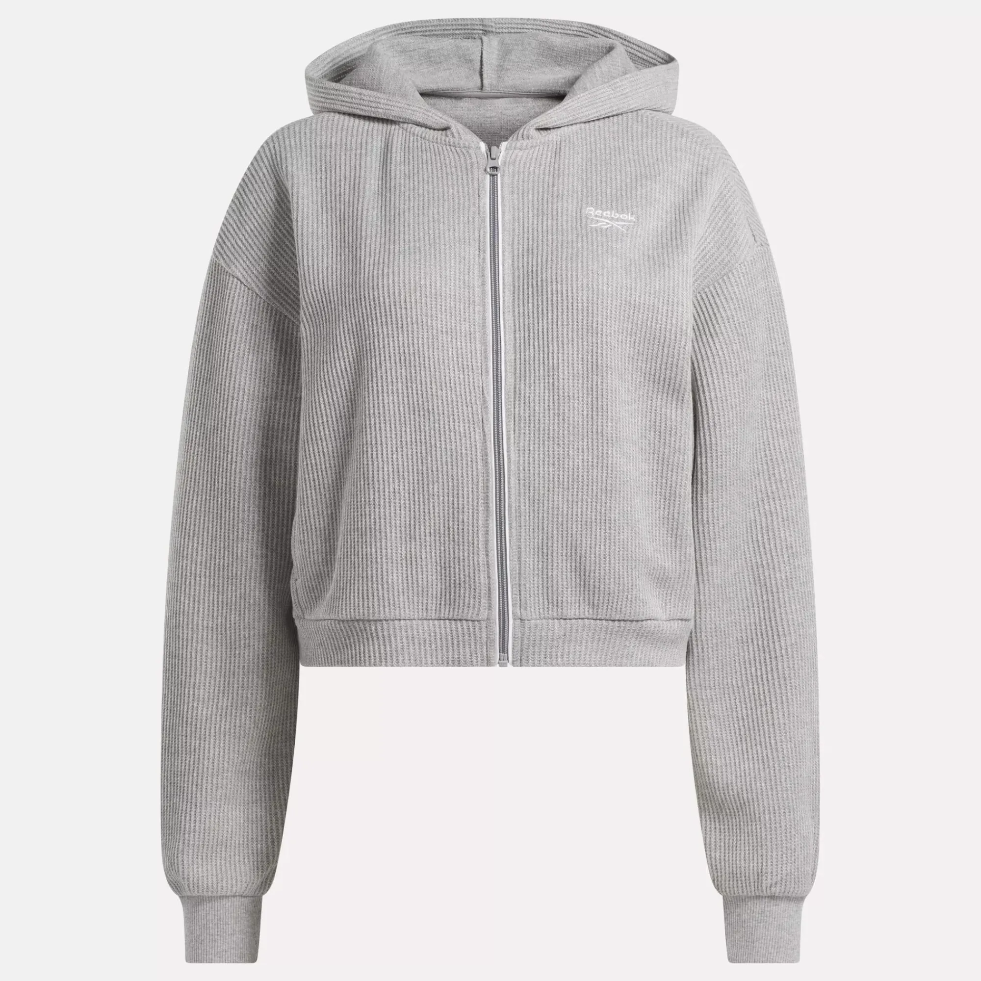 Loungewear|Reebok Loungewear Rie Waffle Full-Zip Hoodie