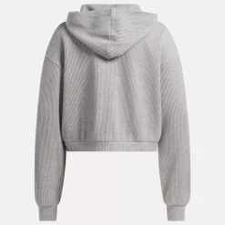 Loungewear|Reebok Loungewear Rie Waffle Full-Zip Hoodie