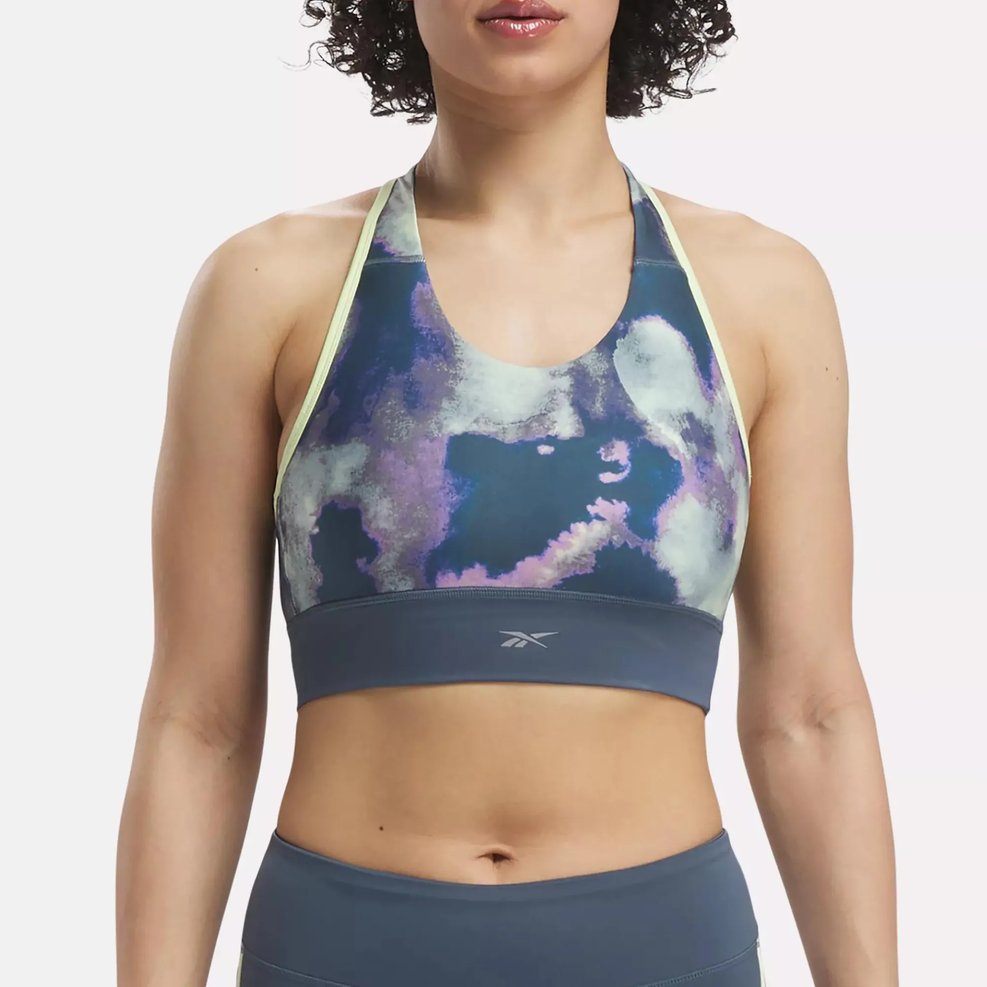 Sports Bras|Reebok Sports Bras Running Allover Print Bra