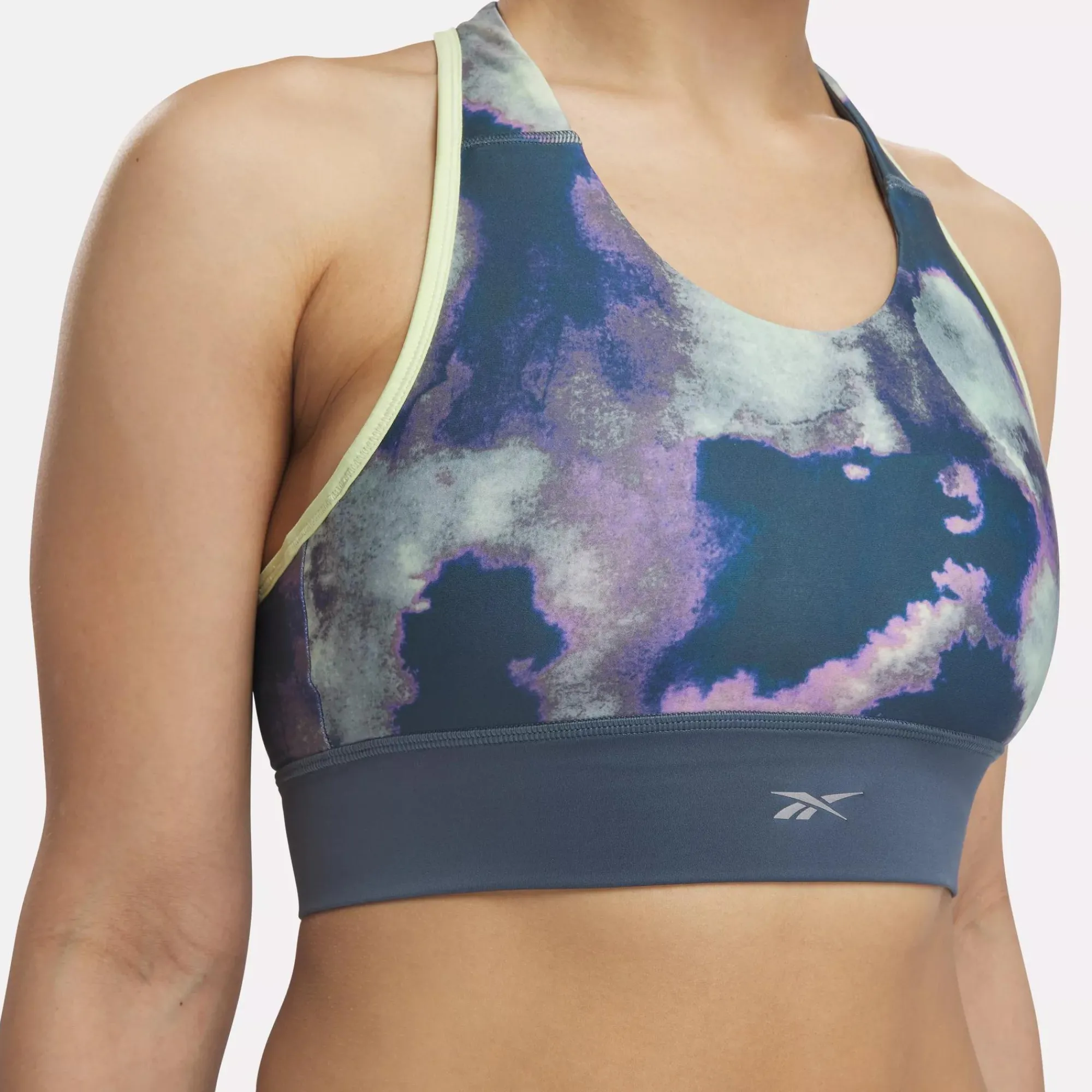 Sports Bras|Reebok Sports Bras Running Allover Print Bra