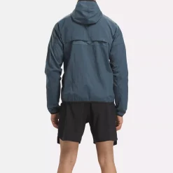 Jackets|Reebok Jackets Running Hooded Jacket