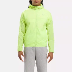 Jackets|Reebok Jackets Running Hooded Jacket