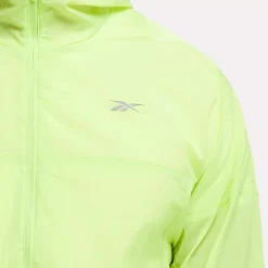 Jackets|Reebok Jackets Running Hooded Jacket