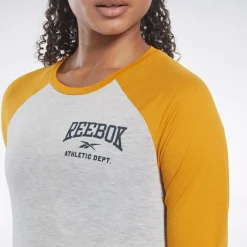 Tops & T-Shirts|Reebok Tops & T-Shirts Workout Ready Baseball T-Shirt