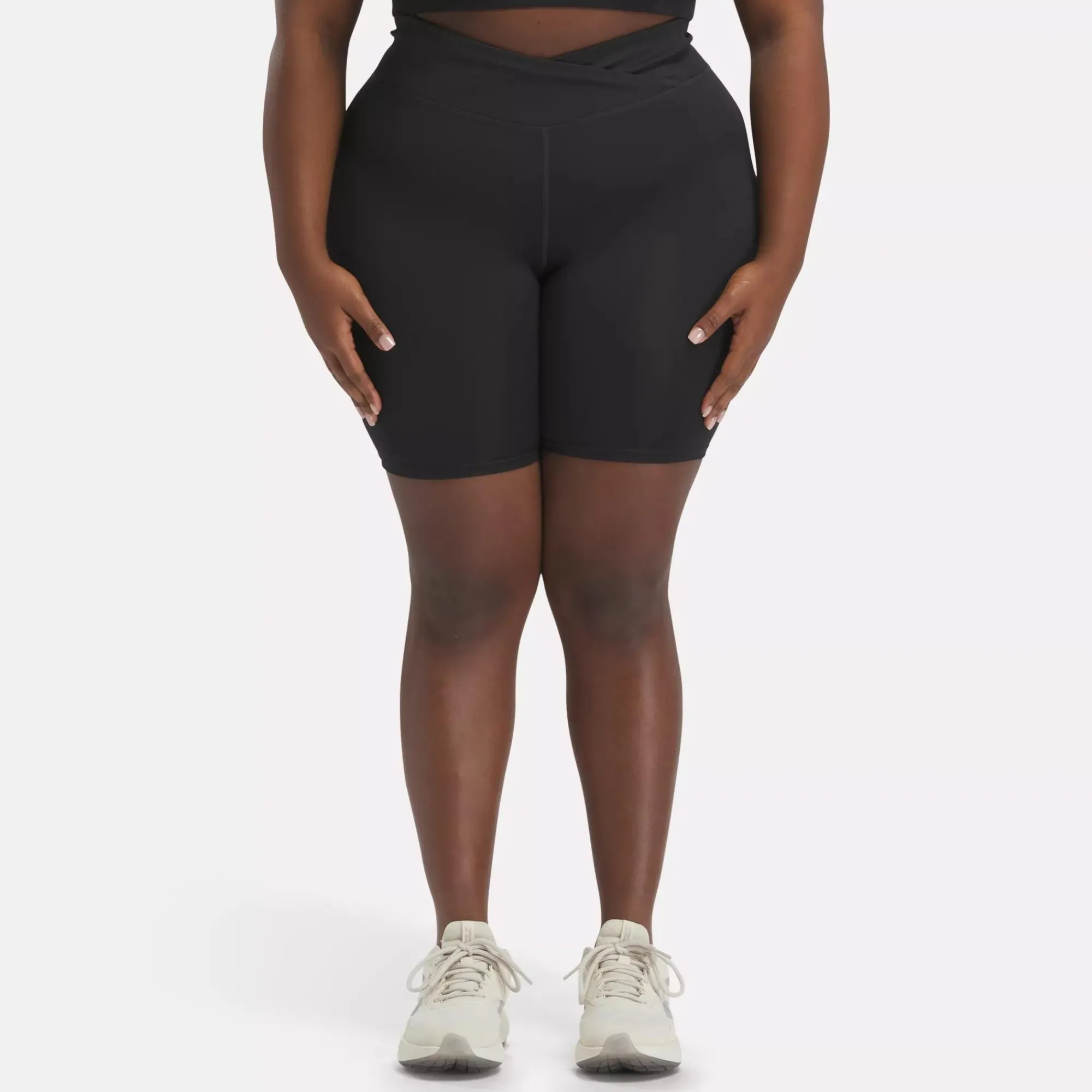 Shorts|Reebok Shorts Workout Ready Basic Bike Shorts (Plus Size)