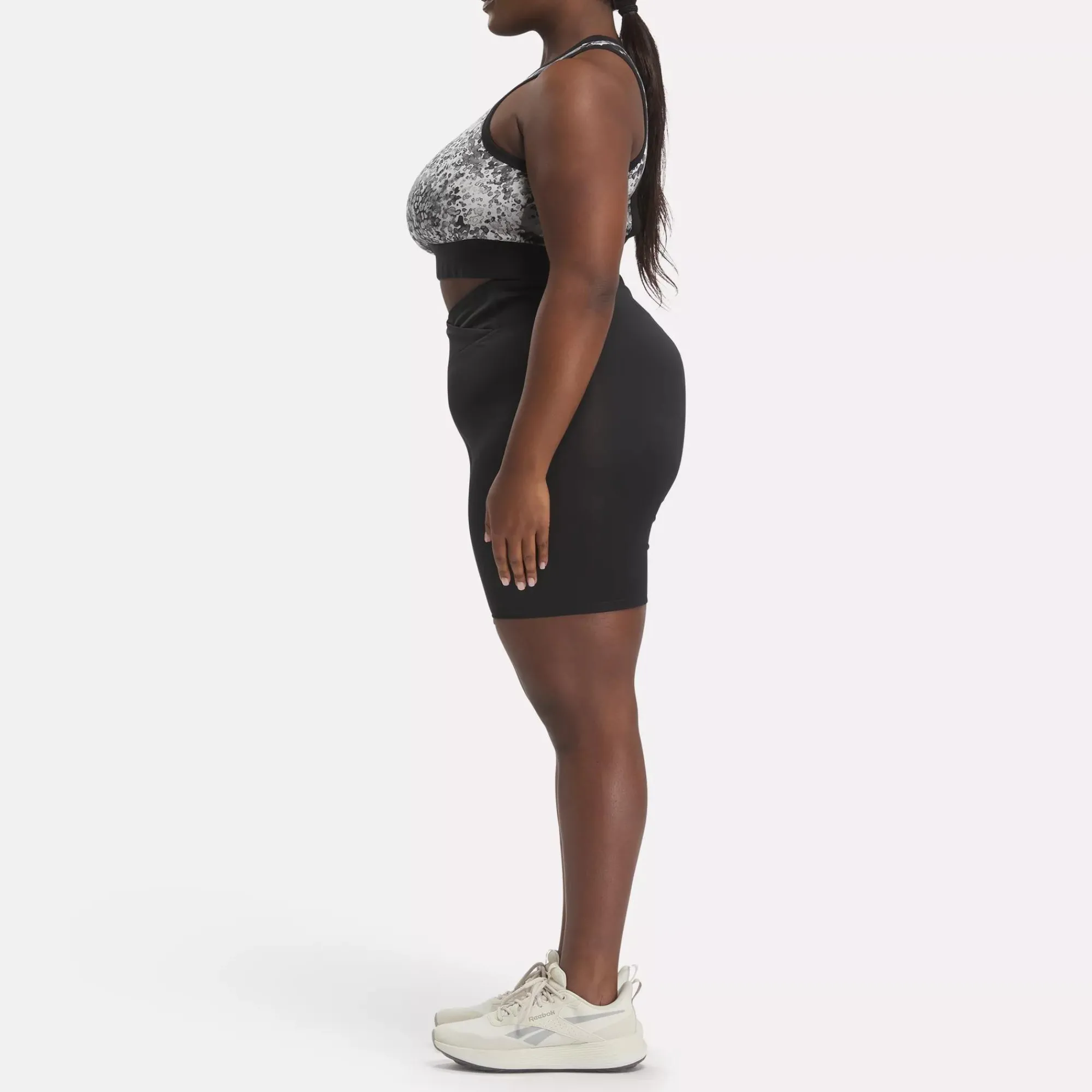 Shorts|Reebok Shorts Workout Ready Basic Bike Shorts (Plus Size)