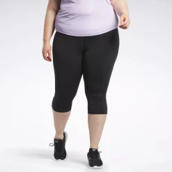 Leggings & Tights|Reebok Leggings & Tights Workout Ready Basic Capri Leggings (Plus Size)