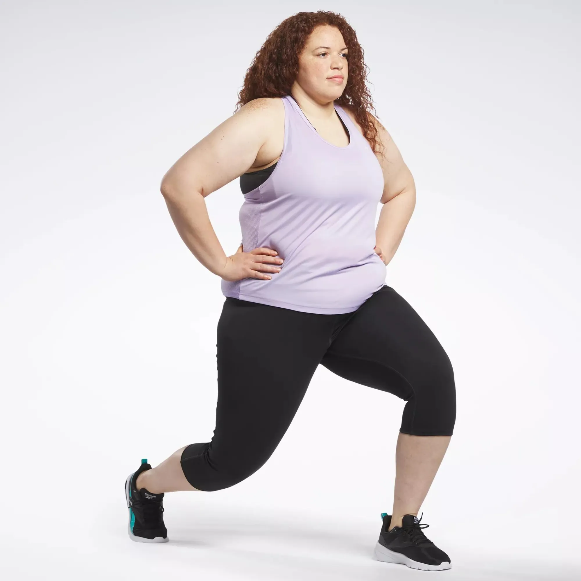 Leggings & Tights|Reebok Leggings & Tights Workout Ready Basic Capri Leggings (Plus Size)