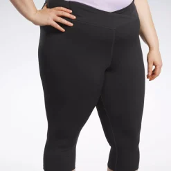 Leggings & Tights|Reebok Leggings & Tights Workout Ready Basic Capri Leggings (Plus Size)