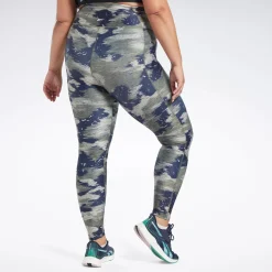 Leggings & Tights|Reebok Leggings & Tights Workout Ready Camo Print Leggings (Plus Size)