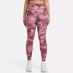 Leggings & Tights|Reebok Leggings & Tights Workout Ready Camo Print Tights