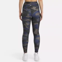 Leggings & Tights|Reebok Leggings & Tights Workout Ready Camo Print Tights
