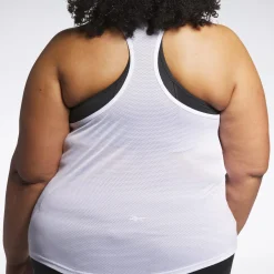 Tank Tops|Reebok Tank Tops Workout Ready Mesh Back Tank Top (Plus Size)