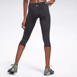 Leggings & Tights|Reebok Leggings & Tights Workout Ready Mesh Capri Tights
