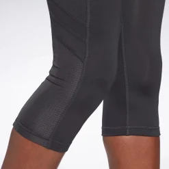 Leggings & Tights|Reebok Leggings & Tights Workout Ready Mesh Capri Tights