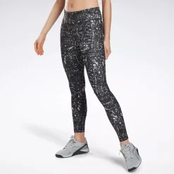 Leggings & Tights|Reebok Leggings & Tights Workout Ready Printed Leggings