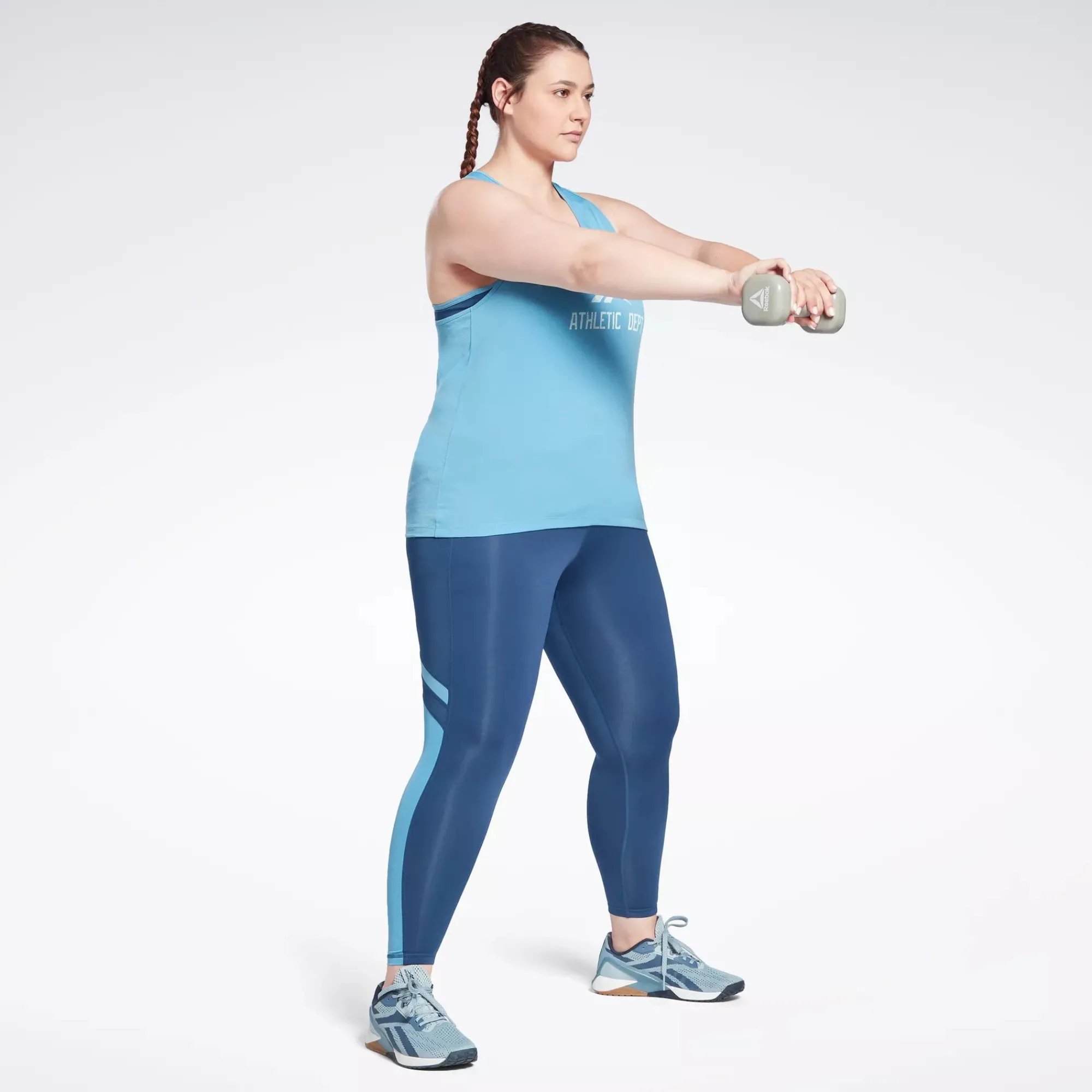 Tank Tops|Reebok Tank Tops Workout Ready Supremium Big Logo Tank Top (Plus Size)